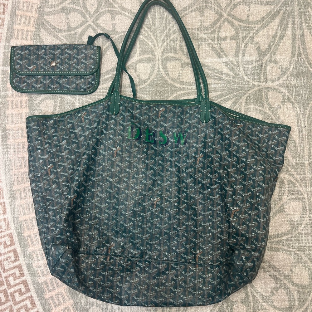 Goyard Green with Pouch